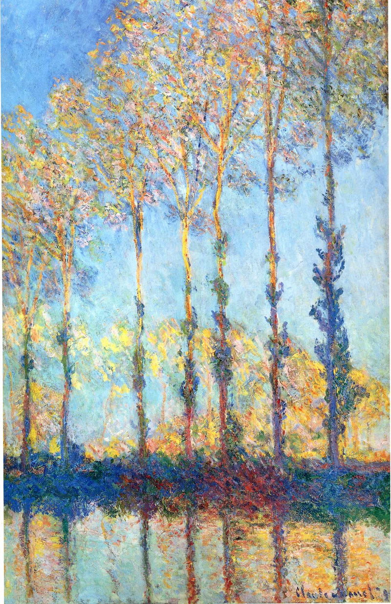 Poplars on the Banks of the Epte on gallery wrap