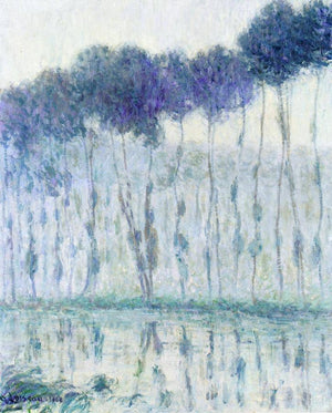 Poplars on the Banks of the Eure - Gustave Loiseau