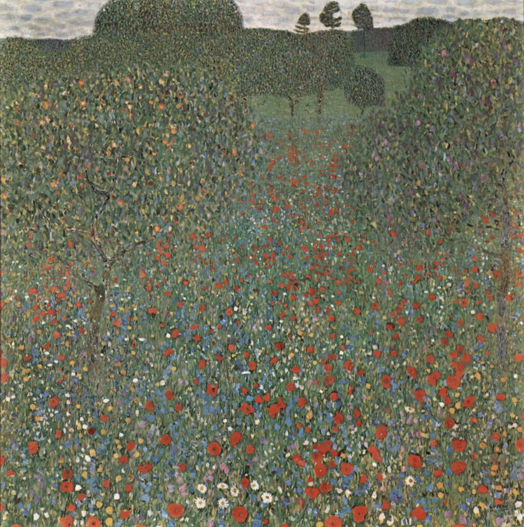 Poppy Field - Gustav Klimt