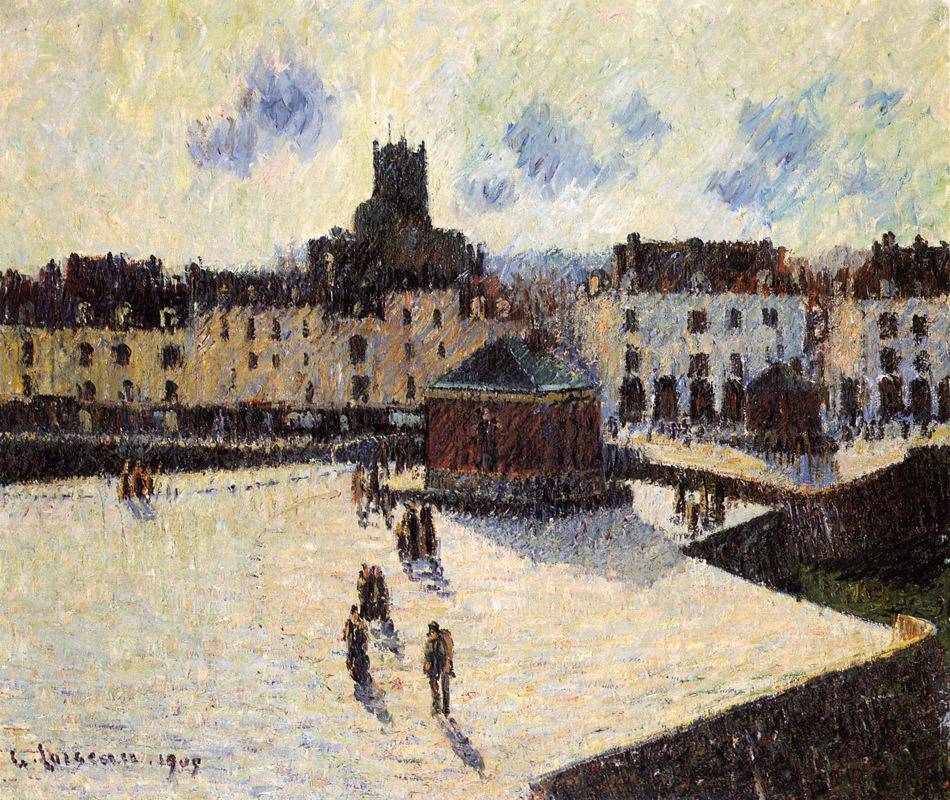 Port at Dieppe - Gustave Loiseau