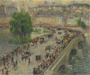 Port Corneille at Rouen by Gustave Loiseau — hand-painted architectural oil painting reproduction on canvas