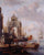 Port méditerranéen : vue d'une porte monumentale - Partie d'un ensemble de peintures in kitchen
