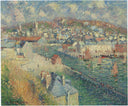 Port of Fecamp by Gustave Loiseau — ships oil painting wall art, Post Impressionism