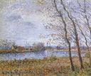 Port Pinche at the Turn of the Seine by Gustave Loiseau — hand-painted botanical oil painting reproduction on canvas