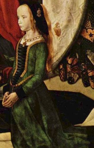Portinari Triptych (detail) by Hugo van der Goes, hand-painted cultural oil painting reproduction on canvas