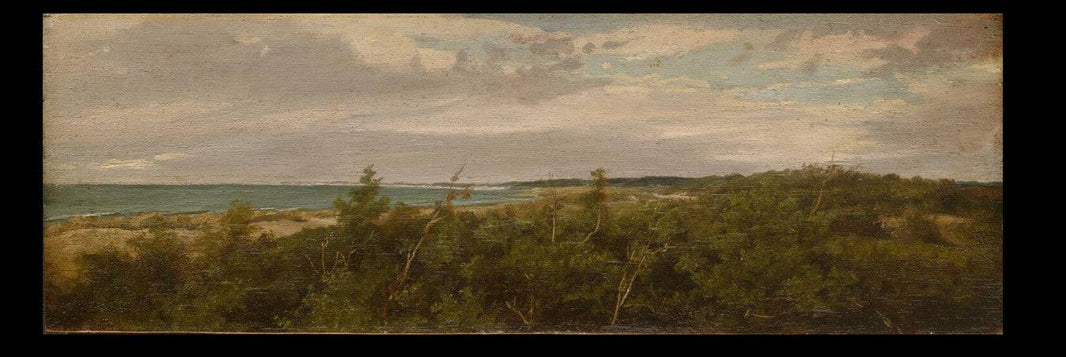 Porto d'Anzio by Giovanni (Nino) Costa, hand-painted landscape oil painting reproduction on canvas