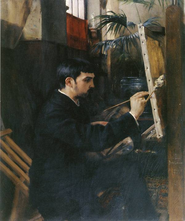 Portrait by Albert Edelfelt - Pascal Dagnan-Bouveret