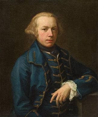 Portrait De Gentleman Pompeo Batoni