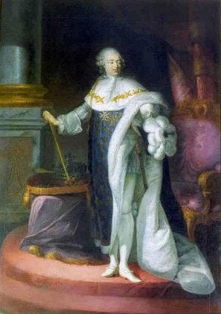 Portrait de Louis XVI en Costume de Sacre by Joseph Duplessis — hand-painted portrait oil painting reproduction on canvas