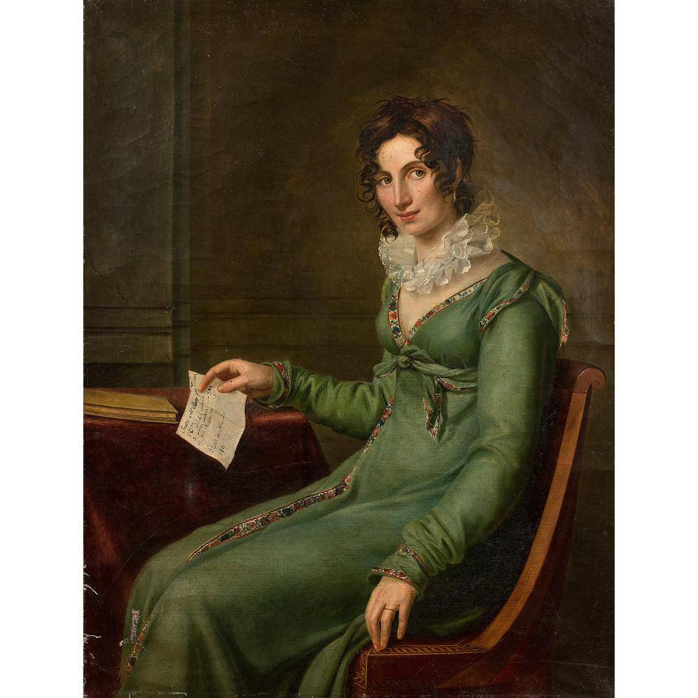 Portrait de Madame Coury, veuve Duhamel - Adèle Romany