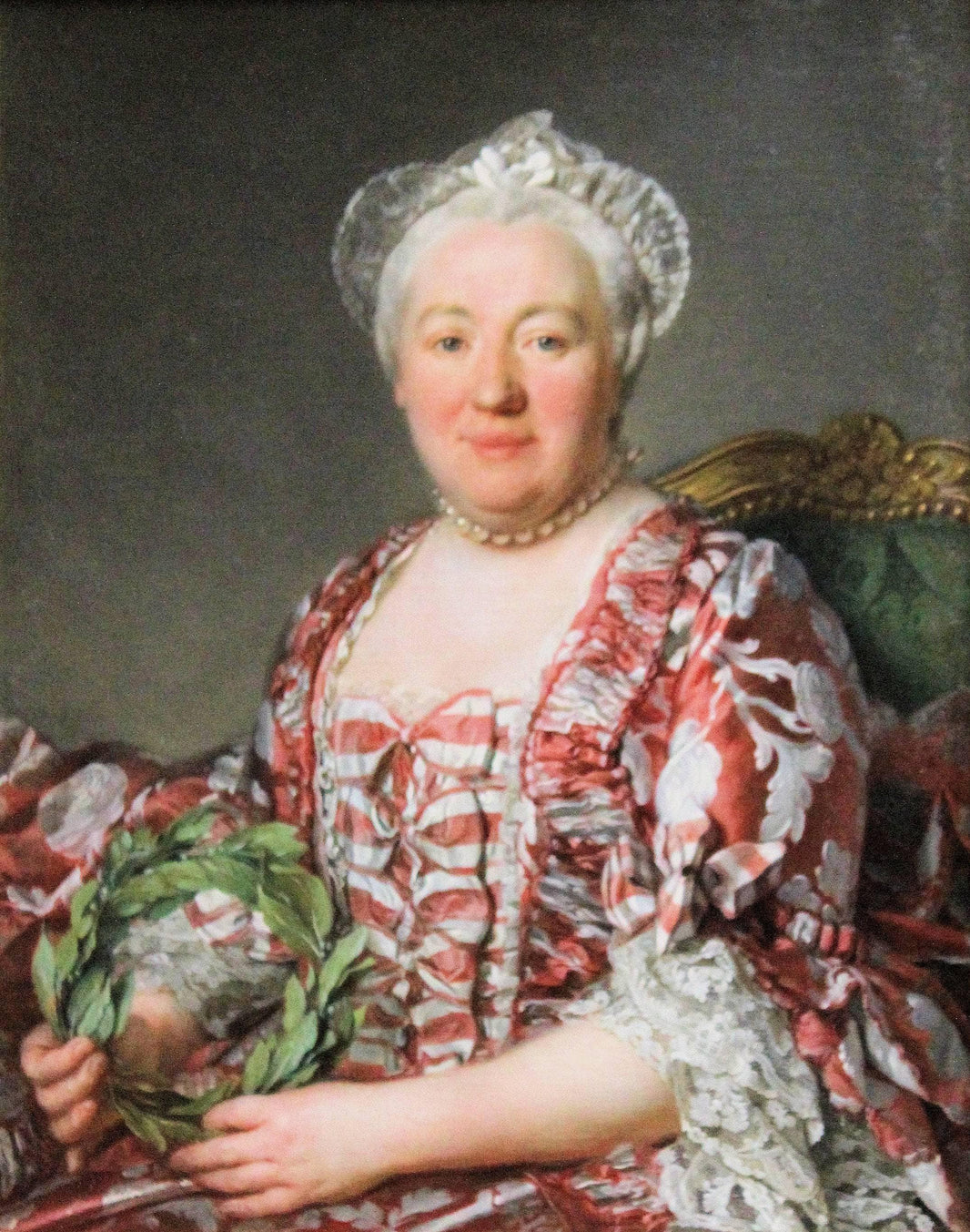 Portrait De Madame Denis, Nièce De Voltaire by Joseph Duplessis — hand-painted portrait oil painting reproduction on canvas