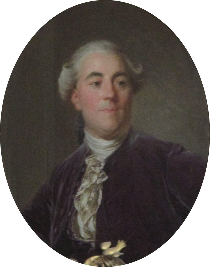 Portrait De Necker Par Duplessis on gallery wrap