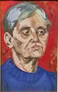 Portrait exercise at the second year of the academy by Alfred Freddy Krupa — hand-painted portrait oil painting reproduction on canvas