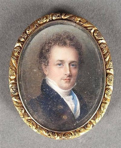 Portrait miniature watercolor on ivory of Thomas Snowden by Anna Claypoole Peale — oil painting reproduction
