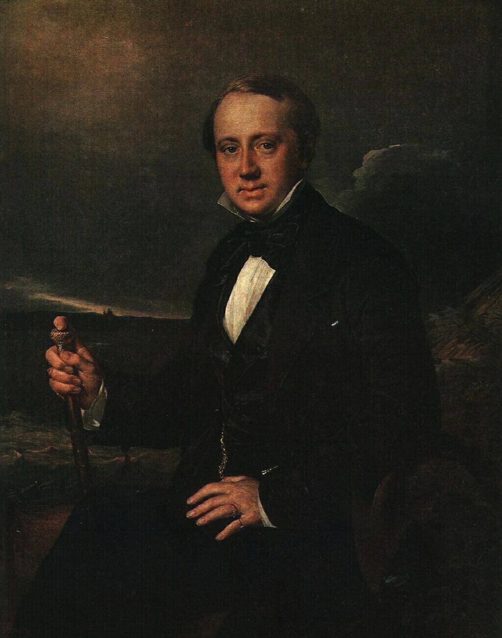 Portrait of A. A. Sapozhnikov - Vasily Tropinin