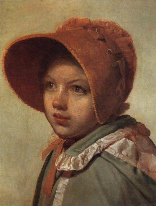 Portrait of A. A. Venetsianova by Alexey Venetsianov — hand-painted portrait oil painting reproduction on canvas