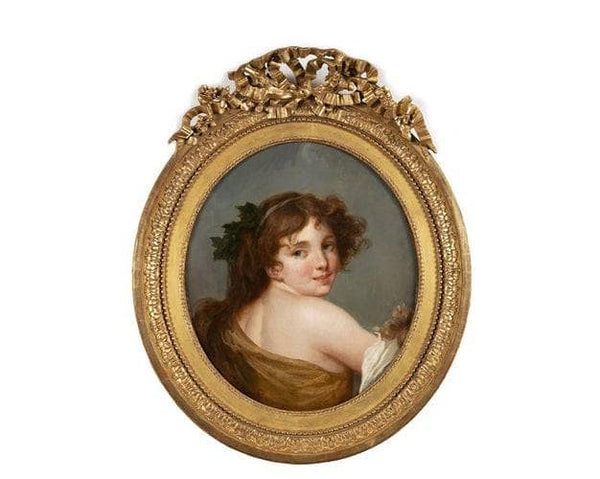Portrait of a bacchante