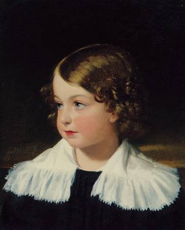 Portrait of a boy (Eduard Edler von Mosel)