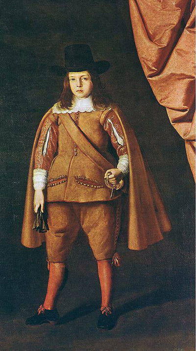 Portrait of a boy (The Duke of Medinaceli) in dining room