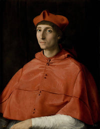 Portrait of a Cardinal by Raphael — hand-painted portrait oil painting reproduction on canvas
