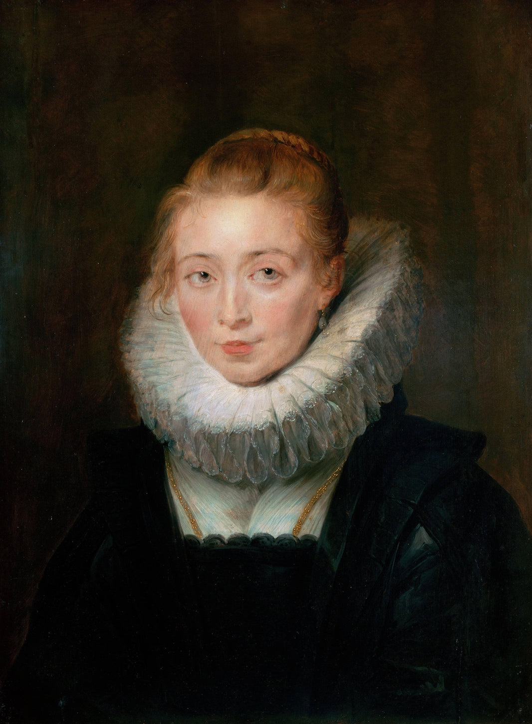 Portrait of a Chambermaid of Infanta Isabella by Peter Paul Rubens — hand-painted portrait oil painting reproduction on canvas