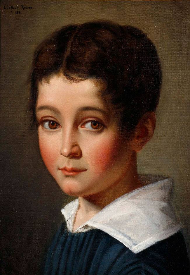 Portrait of a Child by Louis Léopold Robert, hand-painted portrait oil painting reproduction on canvas