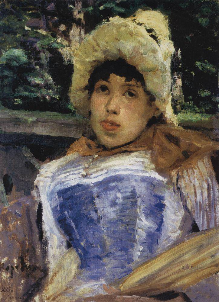 Portrait of a chorus girl - Konstantin Korovin