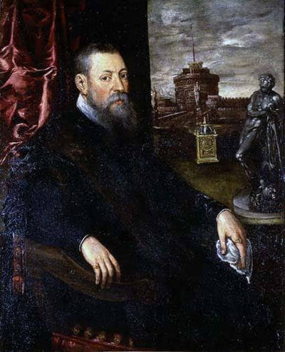 Portrait of a Collector in apartment