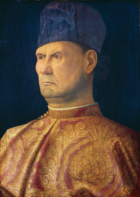 Portrait of a condottiere by Giovanni Bellini — hand-painted portrait oil painting reproduction on canvas