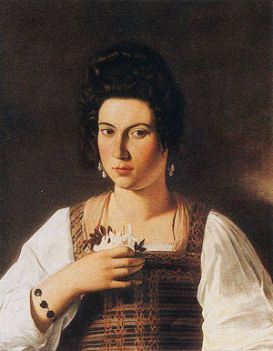 Portrait of a Courtesan - Caravaggio