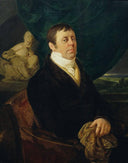 Portrait of a doctor by Peter Fendi — male oil painting wall art, Romanticism