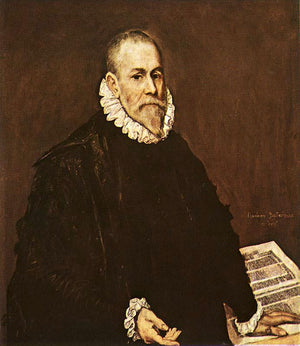 Portrait of a doctor Rodrigo de la Fuente - El Greco