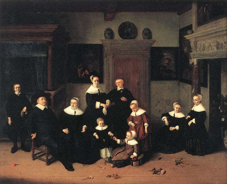 Portrait of a Family - Adriaen van Ostade