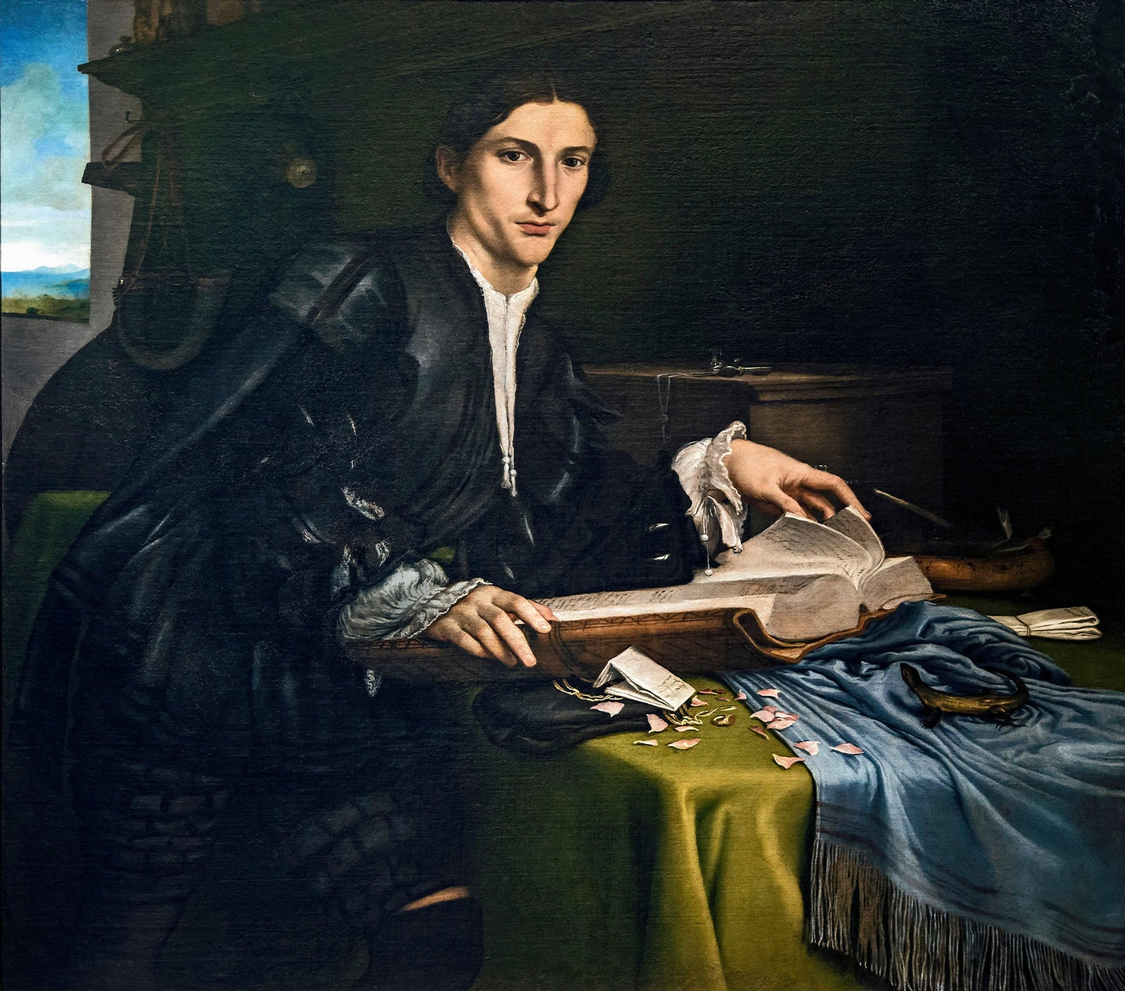 Portrait of a Gentleman in his Study