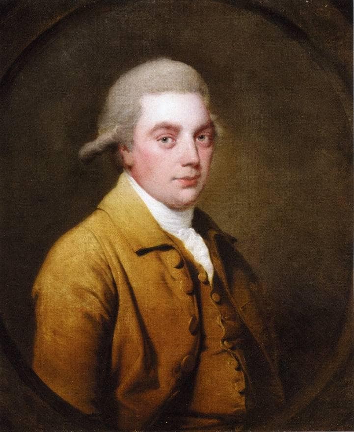 Portrait of a Gentleman by Joseph Wright — hand-painted portrait oil painting reproduction on canvas