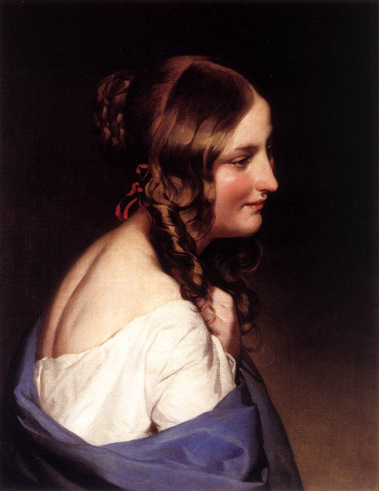 Portrait of a Girl - Friedrich von Amerling