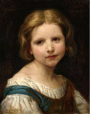 Portrait of a Girl by William-Adolphe Bouguereau — male oil painting wall art, Academicism