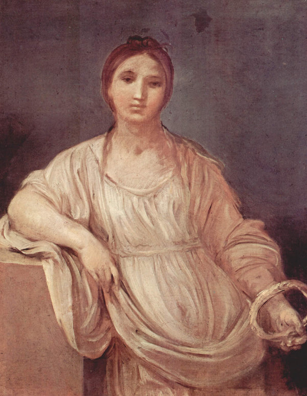 Portrait of a girl with crown
