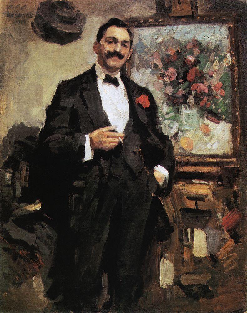 Portrait of a Hungarian artist József Ripley Ronai - Konstantin Korovin