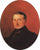 Portrait of A I Kaznacheev in study