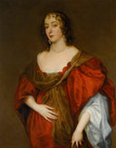 Portrait of a Lady by Anthony van Dyck — male oil painting wall art, Baroque