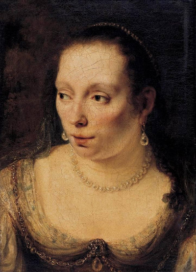 Portrait of a Lady in bedroom