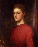 Portrait Of A Lady by George Frederick Watts — male oil painting wall art, Romanticism