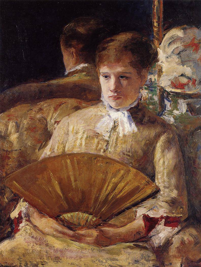 Portrait of a Lady (Miss My Ellison) - Mary Cassatt