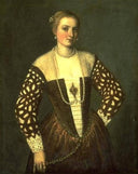 Portrait of a Lady by Paolo Veronese — male oil painting wall art, Mannerism Late Renaissance