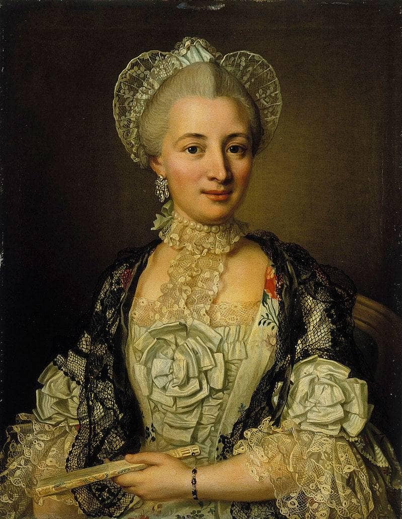 Portrait of a Lady by Ulrika Pasch — hand-painted portrait oil painting reproduction on canvas
