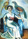 Portrait of a Lady with Pheasants in modern living room