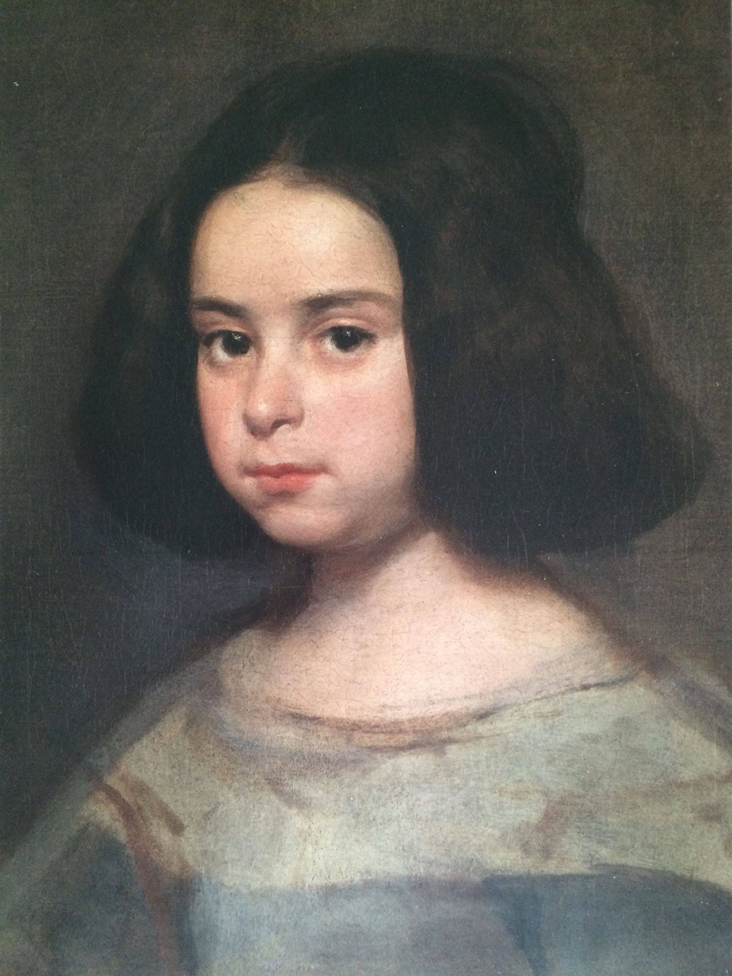 Portrait of a Little Girl by Diego Velazquez — hand-painted portrait oil painting reproduction on canvas