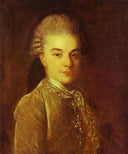Portrait of A.M.Rimskiy-Korsakov by Fyodor Rokotov — male oil painting wall art, Rococo