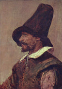 Portrait of a Man by Adriaen Brouwer — hand-painted portrait oil painting reproduction on canvas